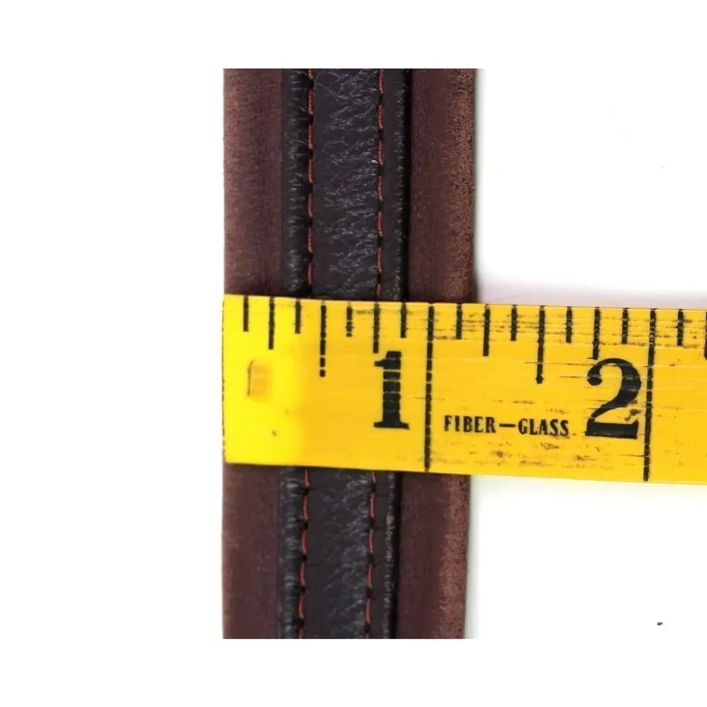 CLASSIC BROWN GENUINE LEATHER 1 1/8